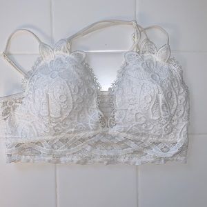 White bralette